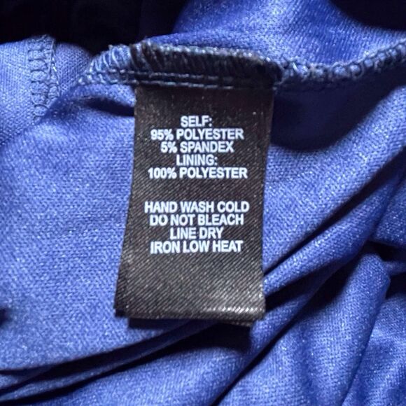 NWT Lulus Simply Elegant Sequin Maxi Dress Size L Navy Blue Side Slit - Picture 13 of 15